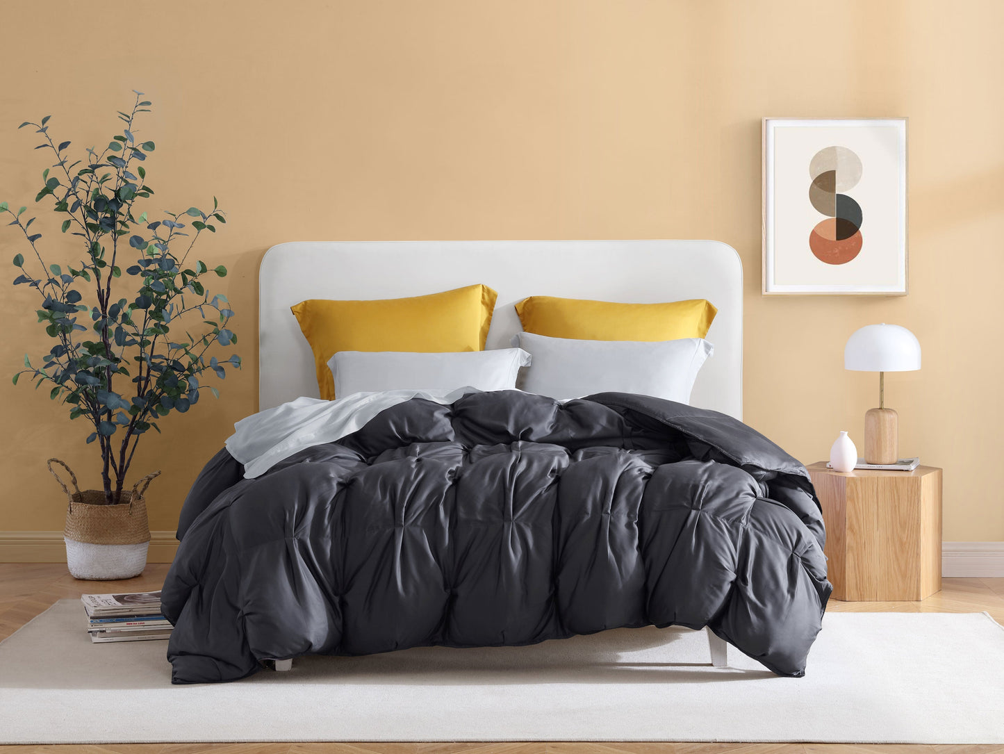 Natürliche Premium Bambus Sham Set