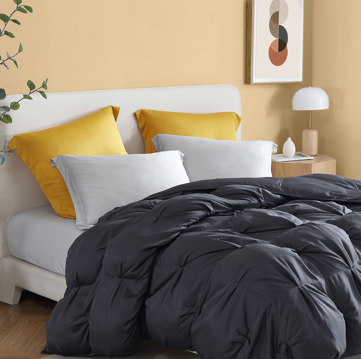 Natürliche Premium Bambus Sham Set
