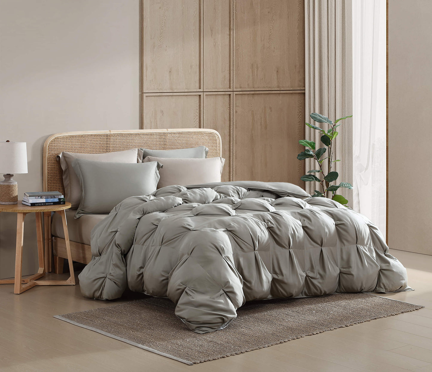 Natürliche Premium Bambus Sham Set