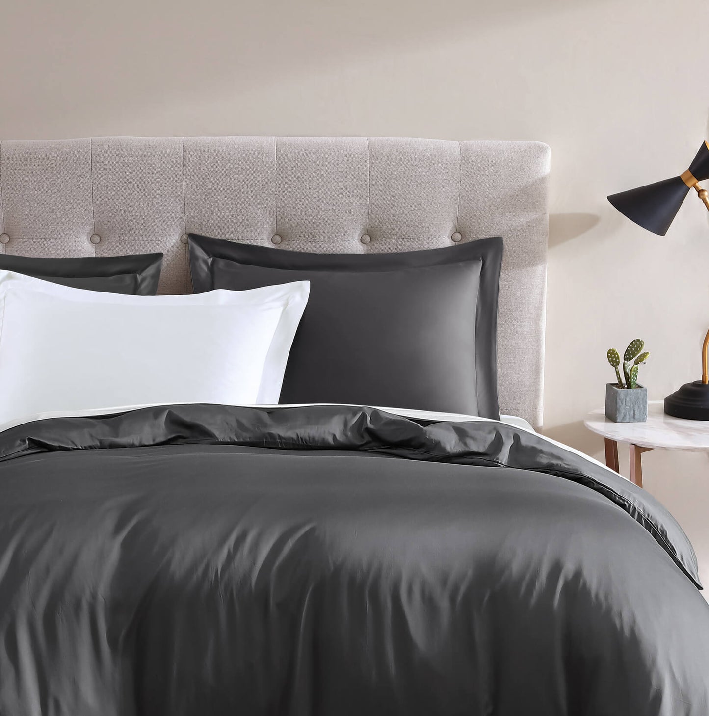 Natürliche Premium Bambus Sham Set