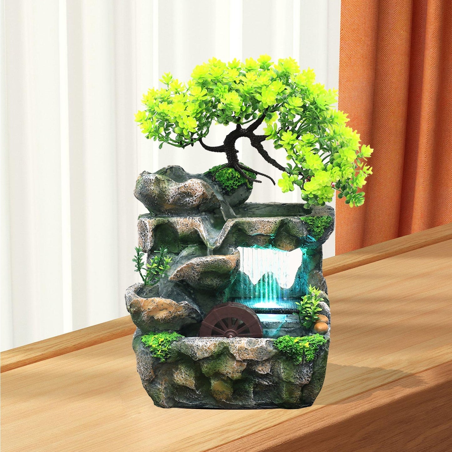 Frendorf | Naturale Mini Baum Wasserfall Tischbrunnen
