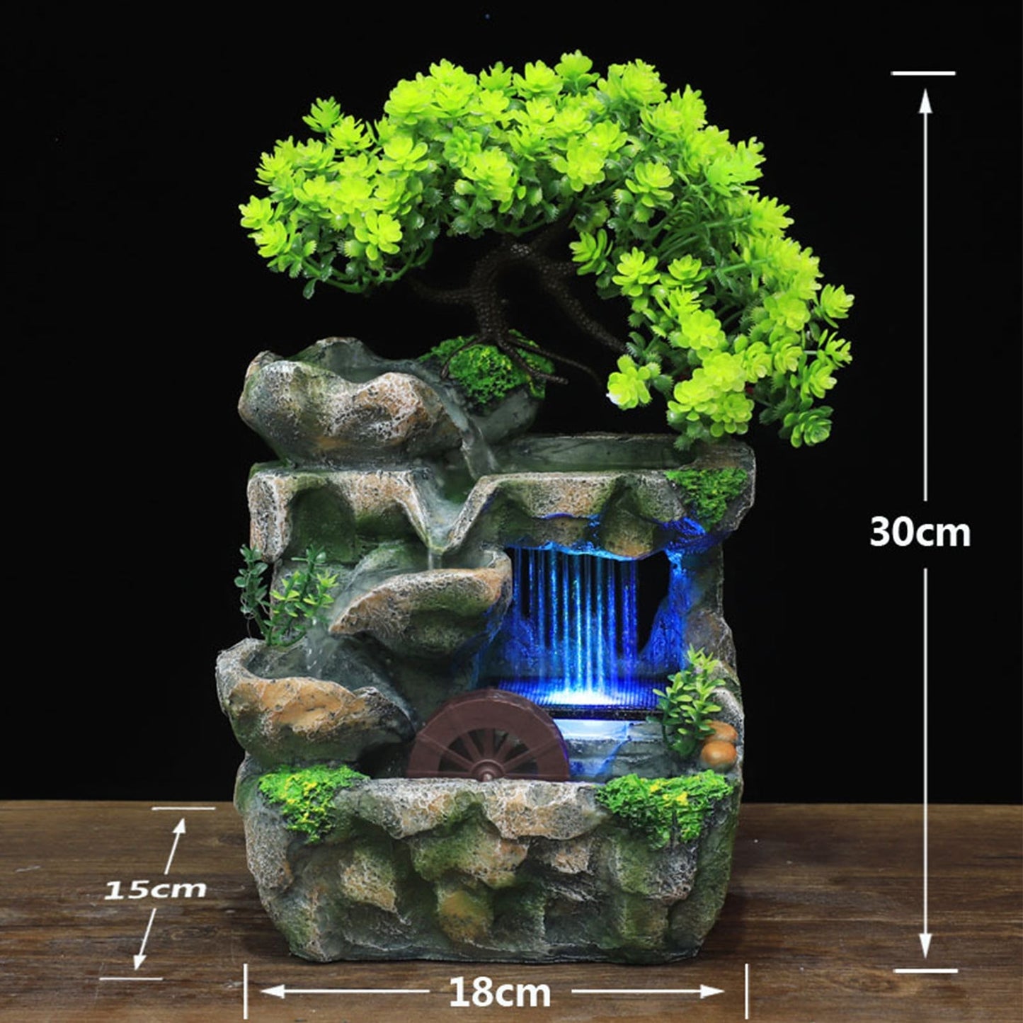 Frendorf | Naturale Mini Baum Wasserfall Tischbrunnen