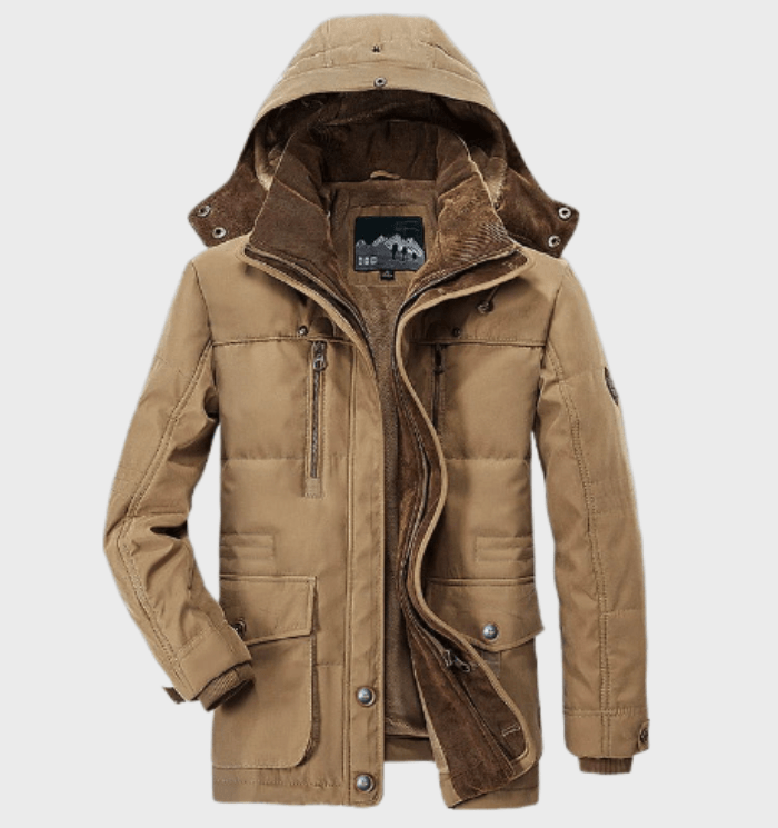 FrostGuard – Herren-Winterjacke mit Kapuze