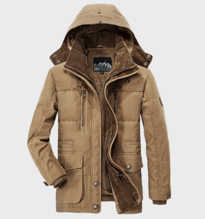FrostGuard – Herren-Winterjacke mit Kapuze