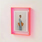 Neon Transparenter Fotorahmen – Minimalistischer Acryl Bilderrahmen für Modernes Dekor