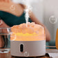 Salzlampe Diffusor - USB Ultraschall ätherischer Öl Luftbefeuchter mit Himalaya-Salzkristallen & Nachtlicht