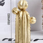 Neuer Nordischer Stil Goldene oder Weiße Kaktusornament Hausdekoration Harz Hübsche Kaktusfigur Handgefertigte Simulationspflanze für Zuhause & Laden