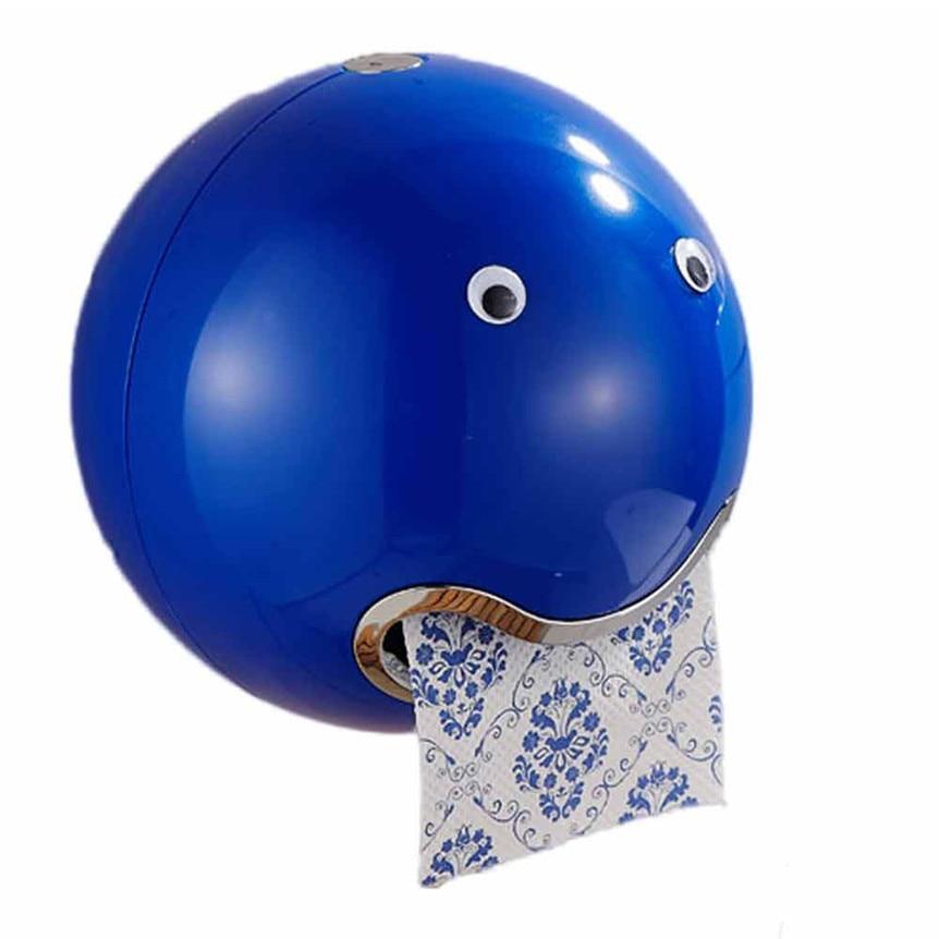 Frendorf | Ballförmiger süßer Emoji Papierhandtuchhalter Badezimmer Toilettenpapierbox Rollenhalter