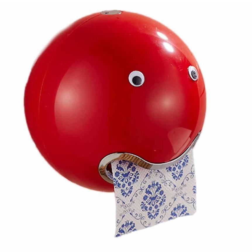 Frendorf | Ballförmiger süßer Emoji Papierhandtuchhalter Badezimmer Toilettenpapierbox Rollenhalter