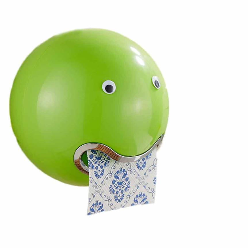 Frendorf | Ballförmiger süßer Emoji Papierhandtuchhalter Badezimmer Toilettenpapierbox Rollenhalter