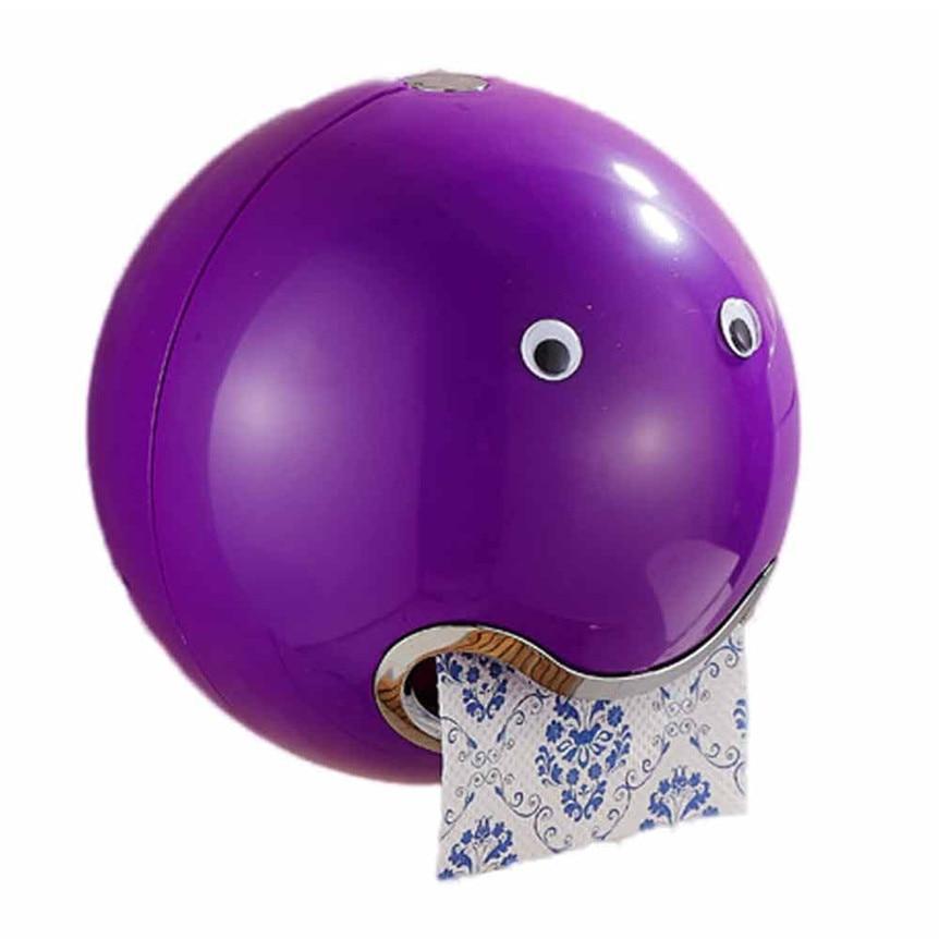 Frendorf | Ballförmiger süßer Emoji Papierhandtuchhalter Badezimmer Toilettenpapierbox Rollenhalter