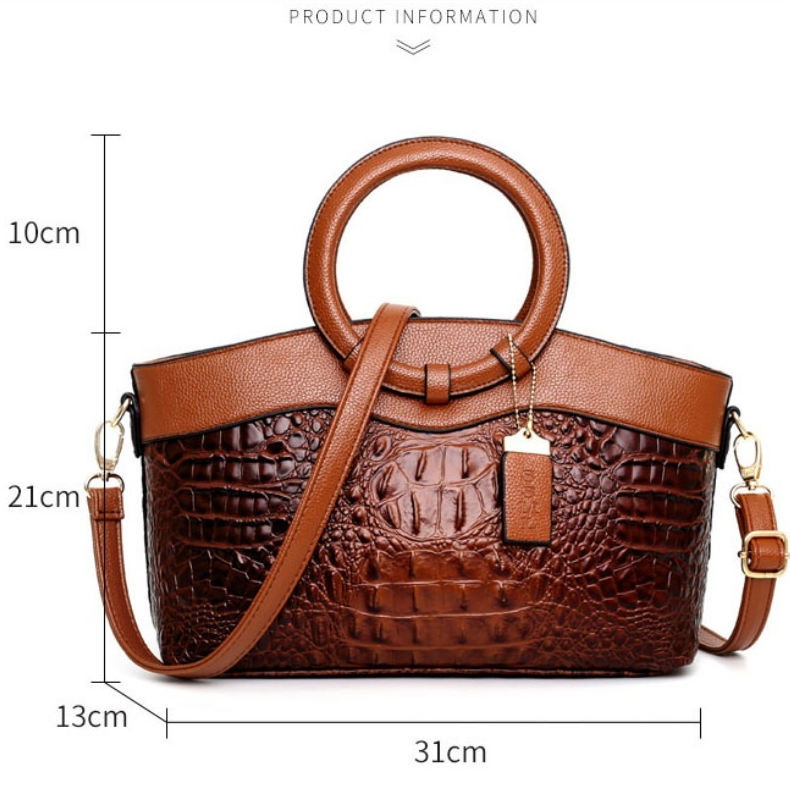 Frendorf | Leder-Krokodiltasche – mit handgefertigten Details