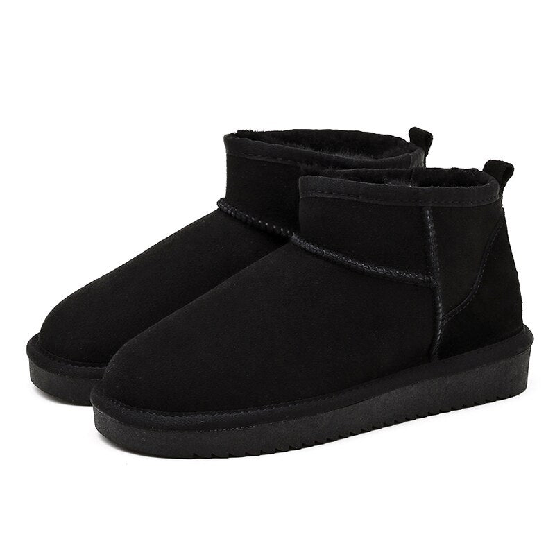 Frendorf | Luxus Stiefeletten mit Fell und wasserdichten Eigenschaften