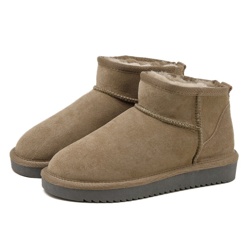 Frendorf | Luxus Stiefeletten mit Fell und wasserdichten Eigenschaften