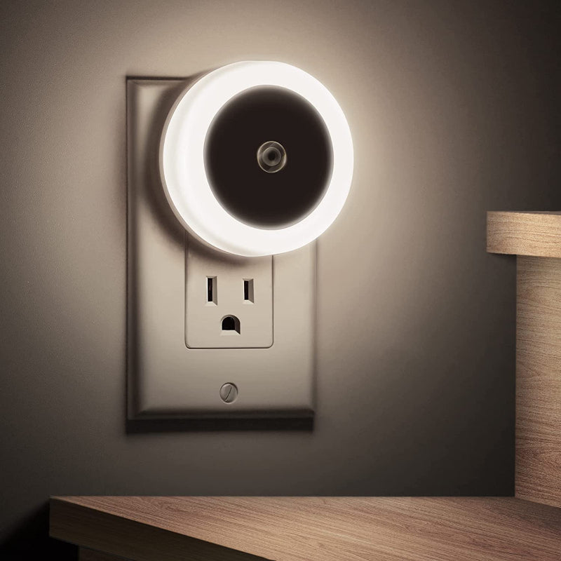 Nachtlichter Stecker in die Wand [4Pack], Nachtlicht mit Lichtsensoren, LED Nachtlicht für das Kinderzimmer, Baby Nachtlicht, Badezimmer Nachtlicht, Treppenlichter, Flurlicht