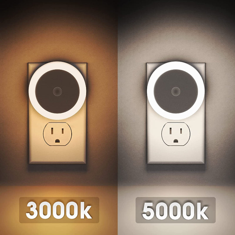 Nachtlichter Stecker in die Wand [4Pack], Nachtlicht mit Lichtsensoren, LED Nachtlicht für das Kinderzimmer, Baby Nachtlicht, Badezimmer Nachtlicht, Treppenlichter, Flurlicht