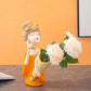 FloralFinesse - Mädchen Vase Dekor