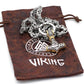 Frendorf | WolfSpirit Edelstahl Halskette & Armband | Doppel-Wolfskopf & Mjolnir Design | Viking Schmuck | 60–90 cm | Robust & Stilvoll