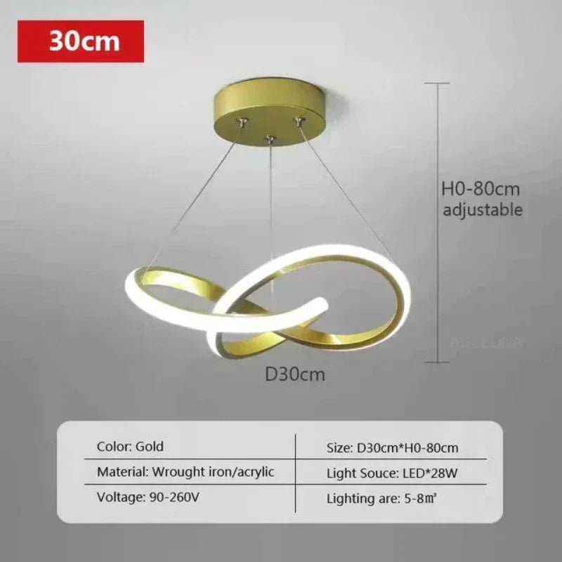 LumiWave – Moderne LED-Deckenleuchte