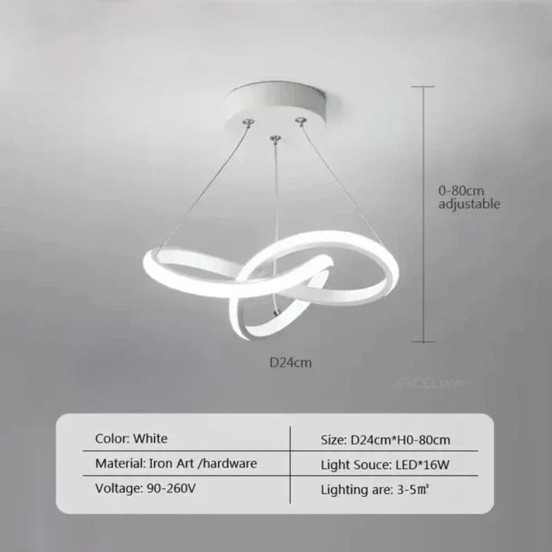 LumiWave – Moderne LED-Deckenleuchte