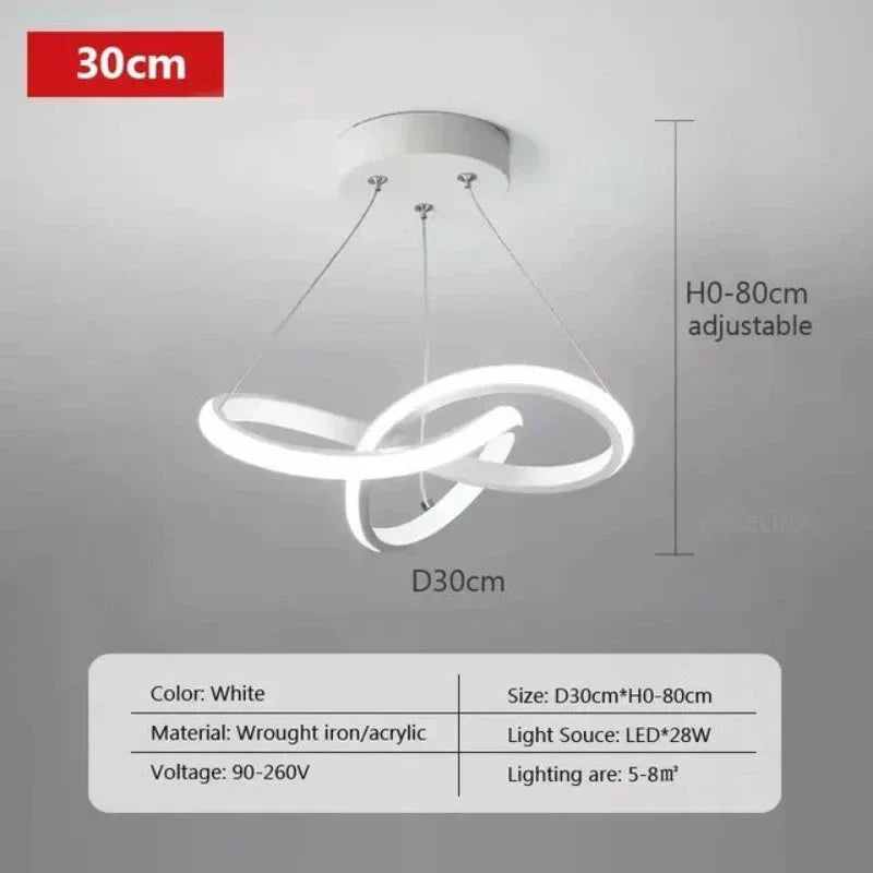 LumiWave – Moderne LED-Deckenleuchte