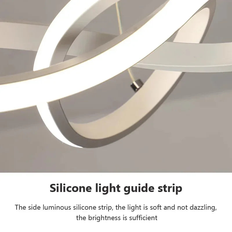 LumiWave LED Deckenleuchte | Energieeffiziente Designlampe für Wohnzimmer, Schlafzimmer & Küche | Moderne LED Beleuchtung