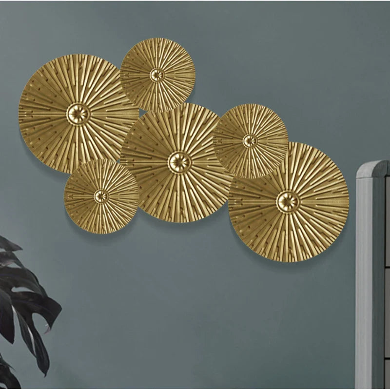Nordischer Gold-Wandbehang