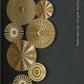 Nordischer Gold-Wandbehang