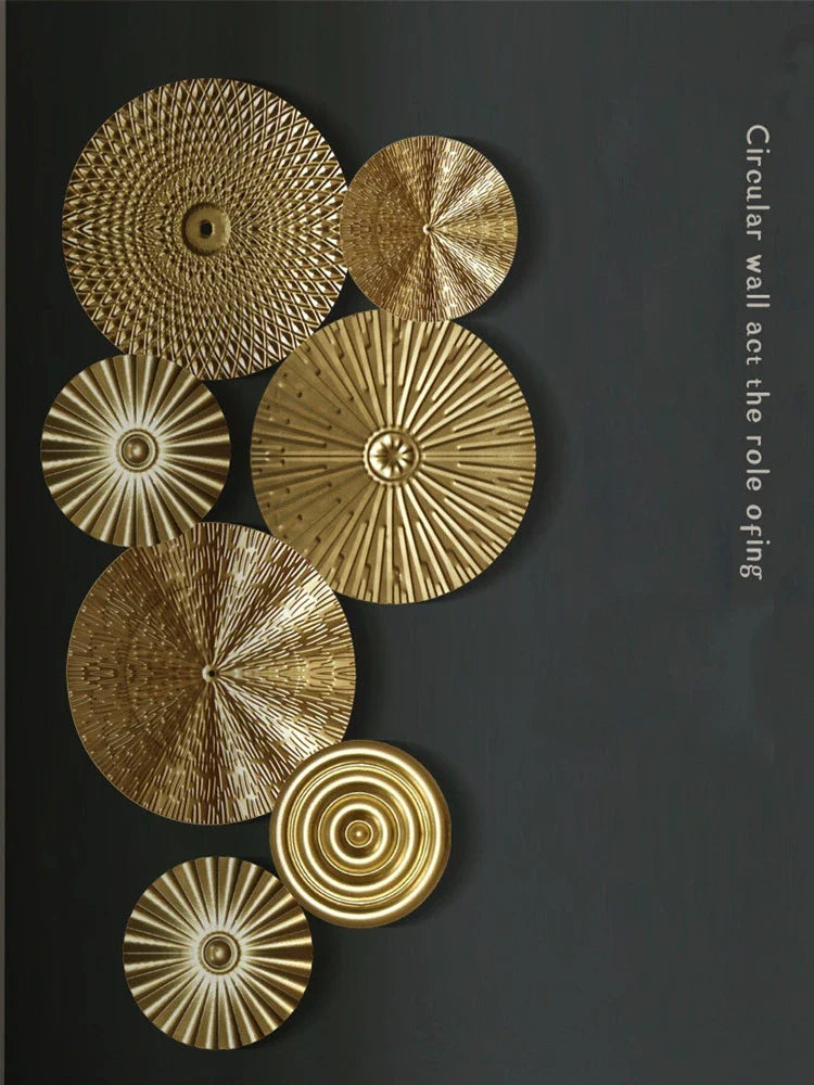 Nordischer Gold-Wandbehang