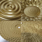 Nordischer Gold-Wandbehang