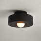 Frendorf | Nordische Deckenleuchte - LED Runde Licht Decke - Harz Semi Flush Beleuchtung