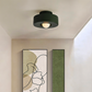 Frendorf | Nordische Deckenleuchte - LED Runde Licht Decke - Harz Semi Flush Beleuchtung