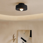 Frendorf | Nordische Deckenleuchte - LED Runde Licht Decke - Harz Semi Flush Beleuchtung