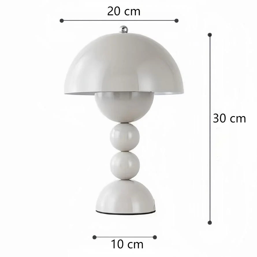 Frendorf | LumiBloom Nordische LED Tischlampe | Tragbar | Buntes Design | Stimmungsvolle Beleuchtung
