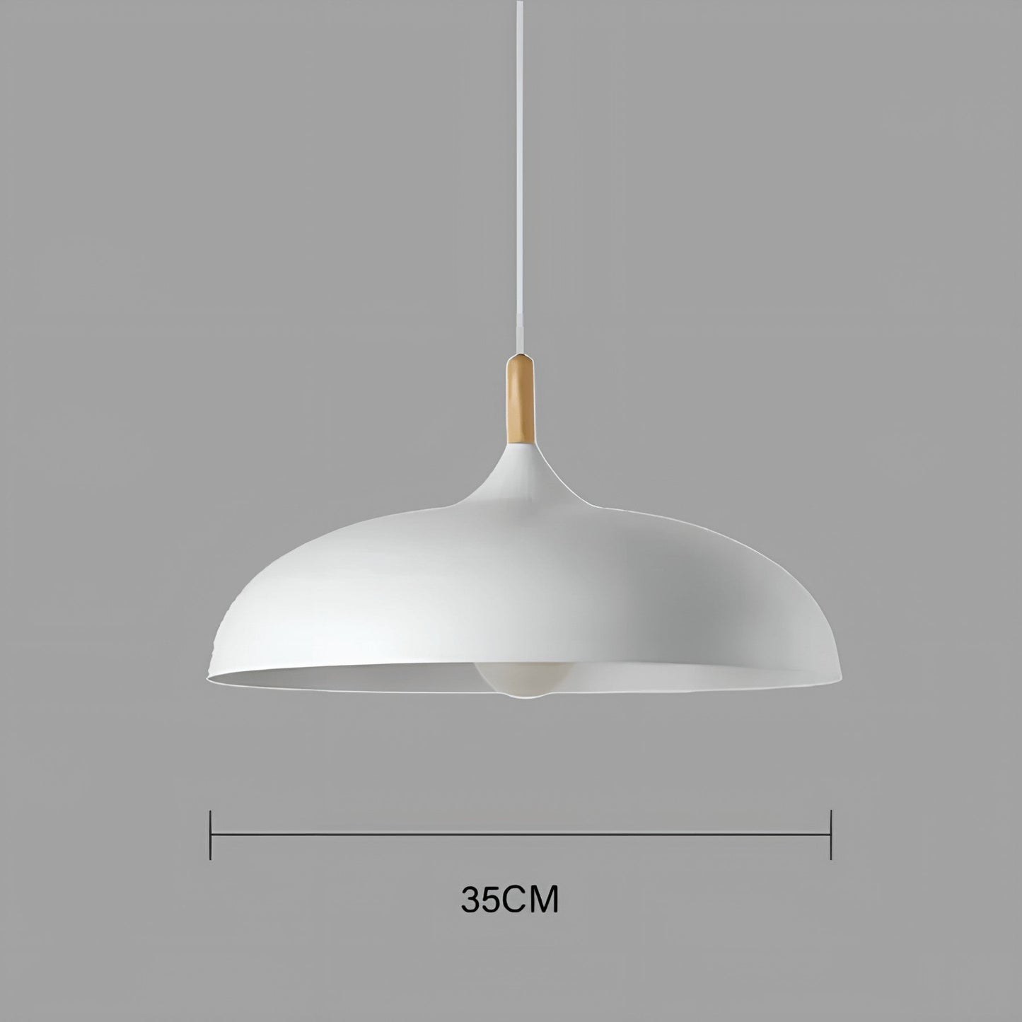 ScandiOak – Minimalistische Eichenholz-LED-Deckenlampe