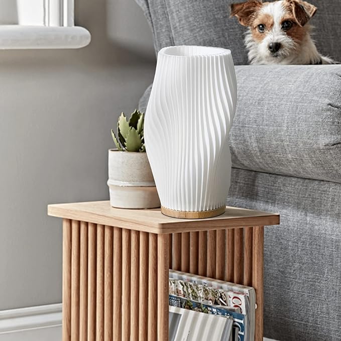 Frendorf | WaveGlow Serene LED Lampe | Moderne Tischleuchte | Stimmungsvolle Beleuchtung für Zuhause