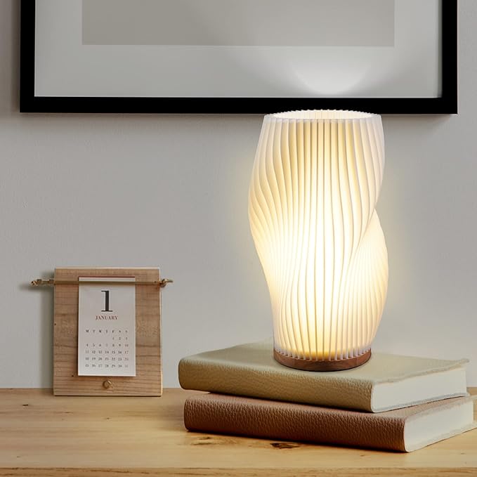 Frendorf | WaveGlow Serene LED Lampe | Moderne Tischleuchte | Stimmungsvolle Beleuchtung für Zuhause