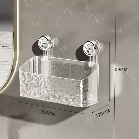 Frendorf | WallGrip eleganter Wandhalterung für das Badezimmer mit hängender Aufbewahrung