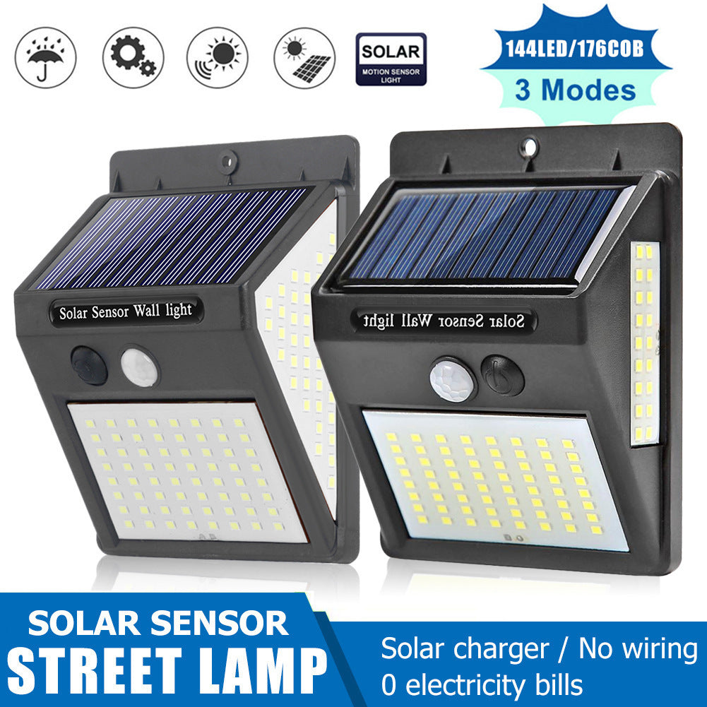 Neu Solar Lampe Licht IP65 Wasserdicht mit Motion Sensor