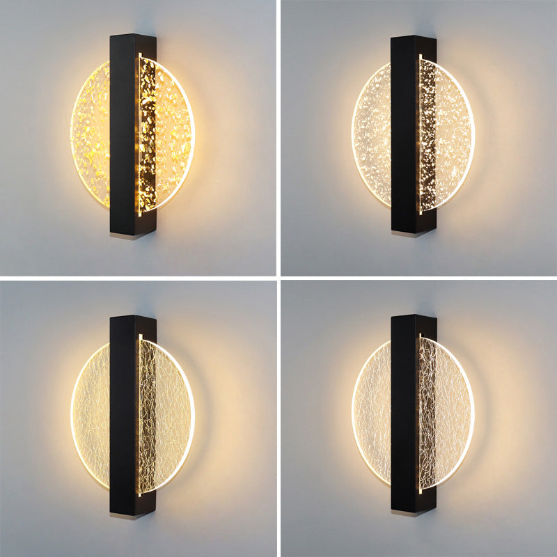 Kreative Acryl Riss Design LED Wandleuchte Lampe