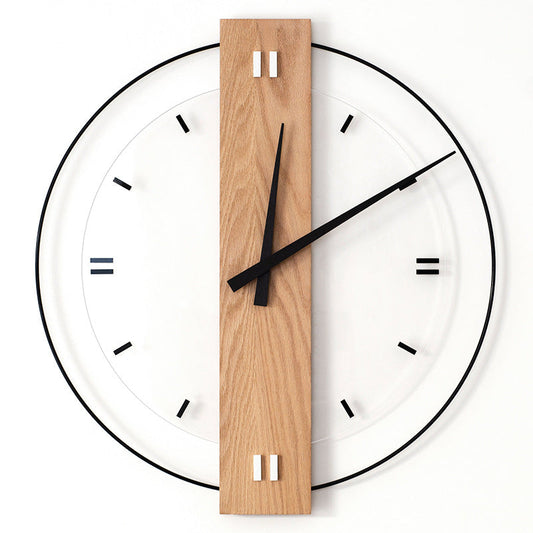 Massivholz Nordic Wanddekorationsuhr 40cm