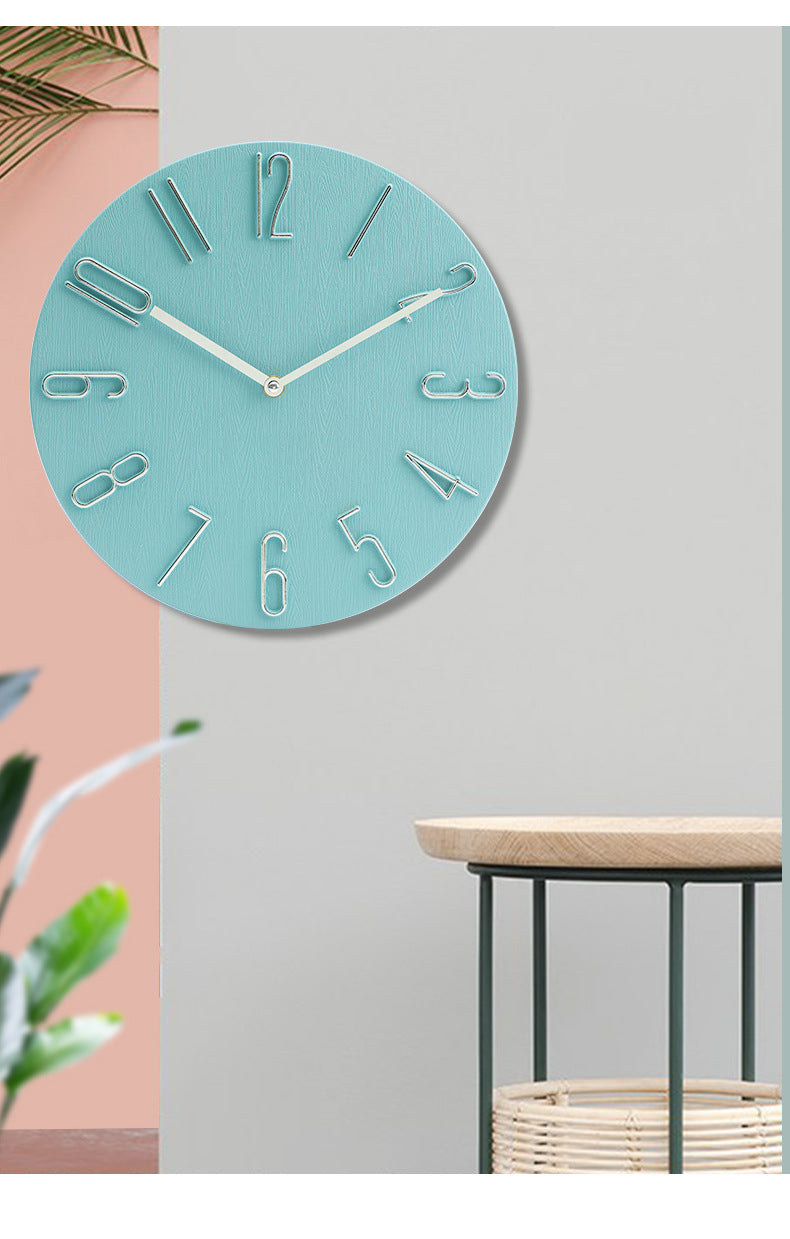 Einfache Minimalistische Wanddekoration Uhr