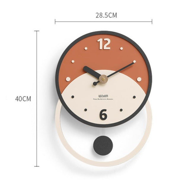 Nordic Minimalist Wanddekoration Uhr für das Wohnzimmer