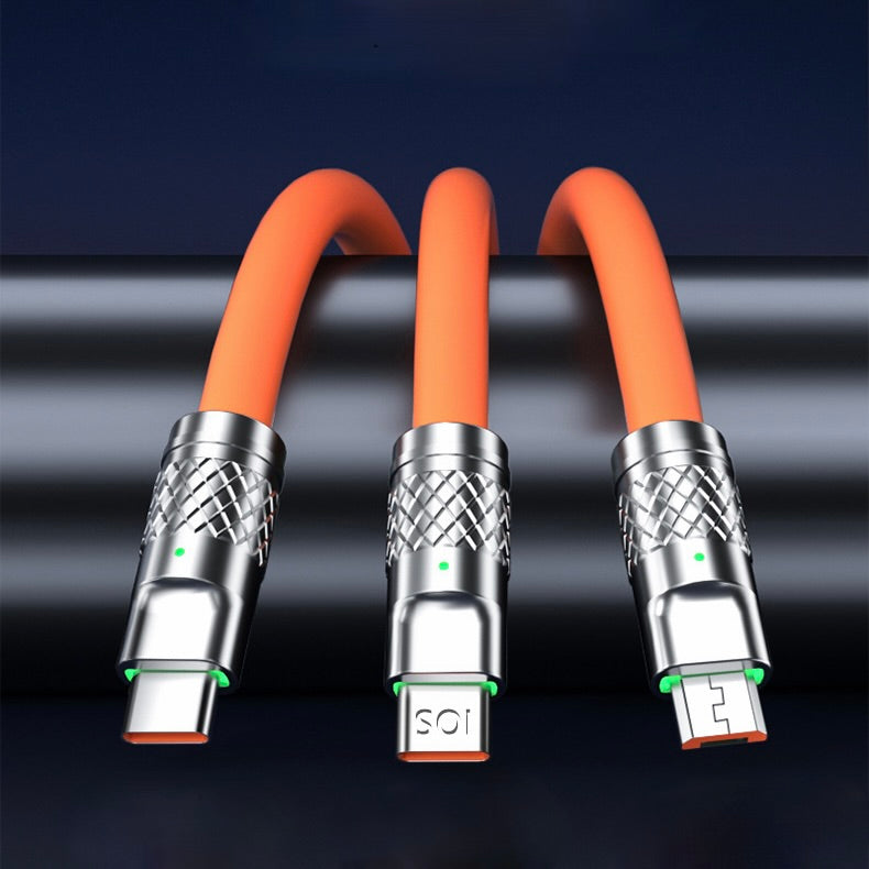 Frendorf | 3-in-1 Super-Schnelllade-Kabel mit LED-Anzeige