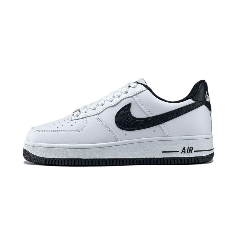 Frendorf | Damen Low-Top Dunk Trendy Sneaker Casual Air Force Nr. 1 AF Board Schuhe AJ weiße Schuhe