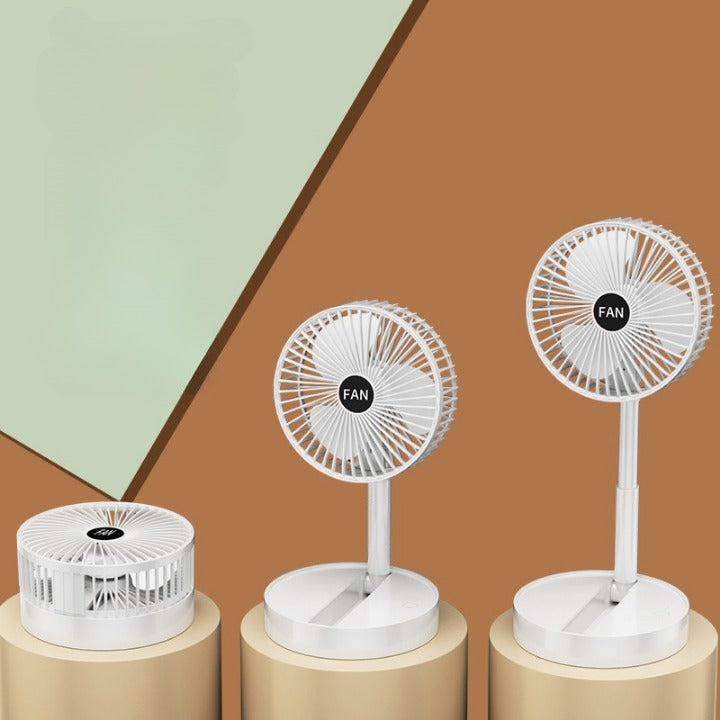 Frendorf | AirBuddy Tragbarer Mini Ventilator | Handheld & Faltbar | Wiederaufladbar | Perfekt für Reisen & Zuhause