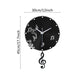 Musiknoten Pendel Stille Wanduhr