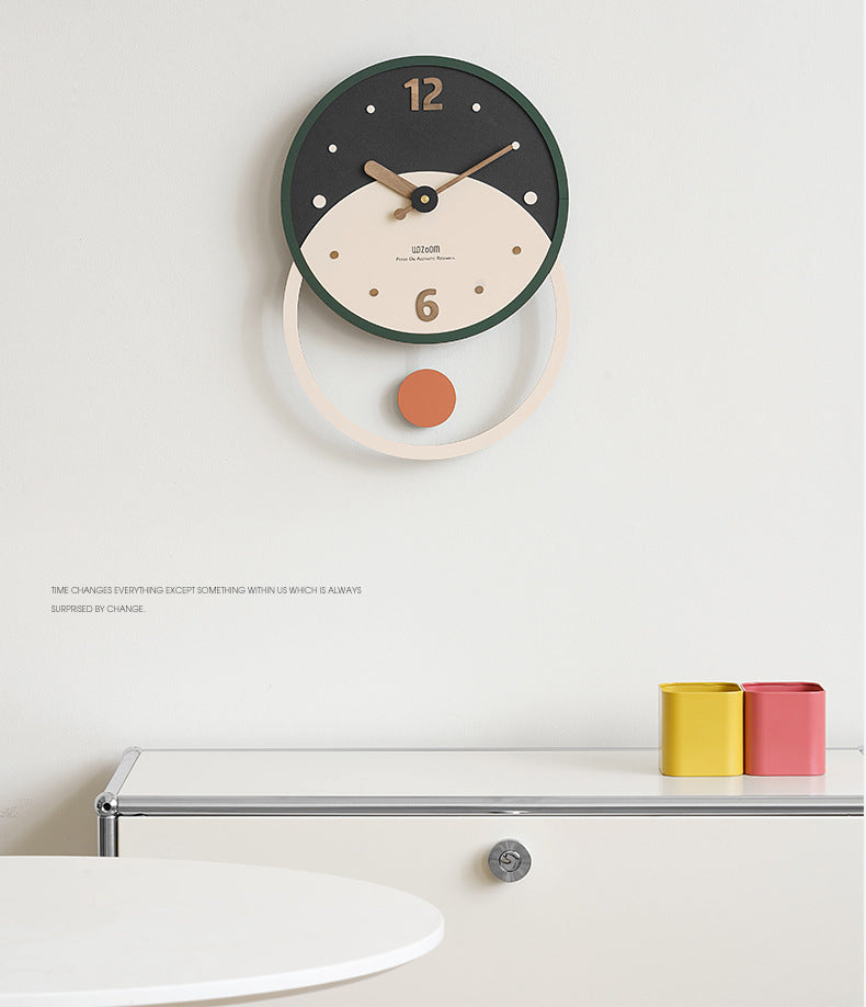 Nordic Minimalist Wanddekoration Uhr für das Wohnzimmer