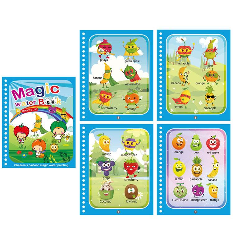 Frendorf | Magisches Wasser Malbuch für Kinder