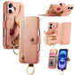 Frendorf | Lychee-Getreide-Leder-Wallet-Flip-Case für iPhone